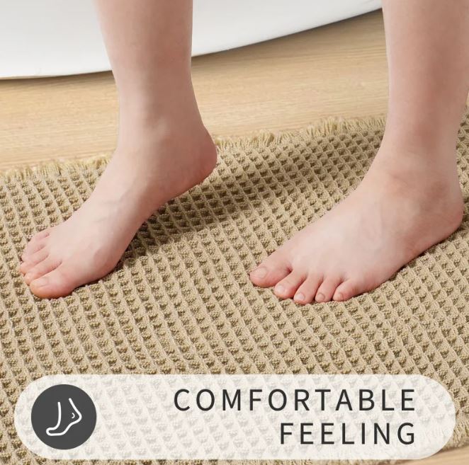Waffle Absorbent Bath Mat