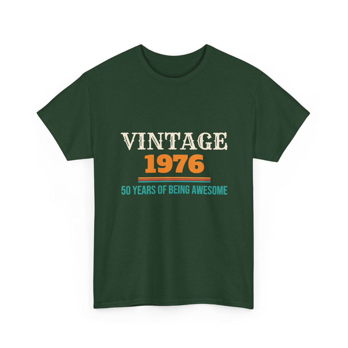 50th Birthday Vintage 1976 T-Shirt, 50 Year Old Birthday Gift for Men and Women, 50th Birthday Party Gift