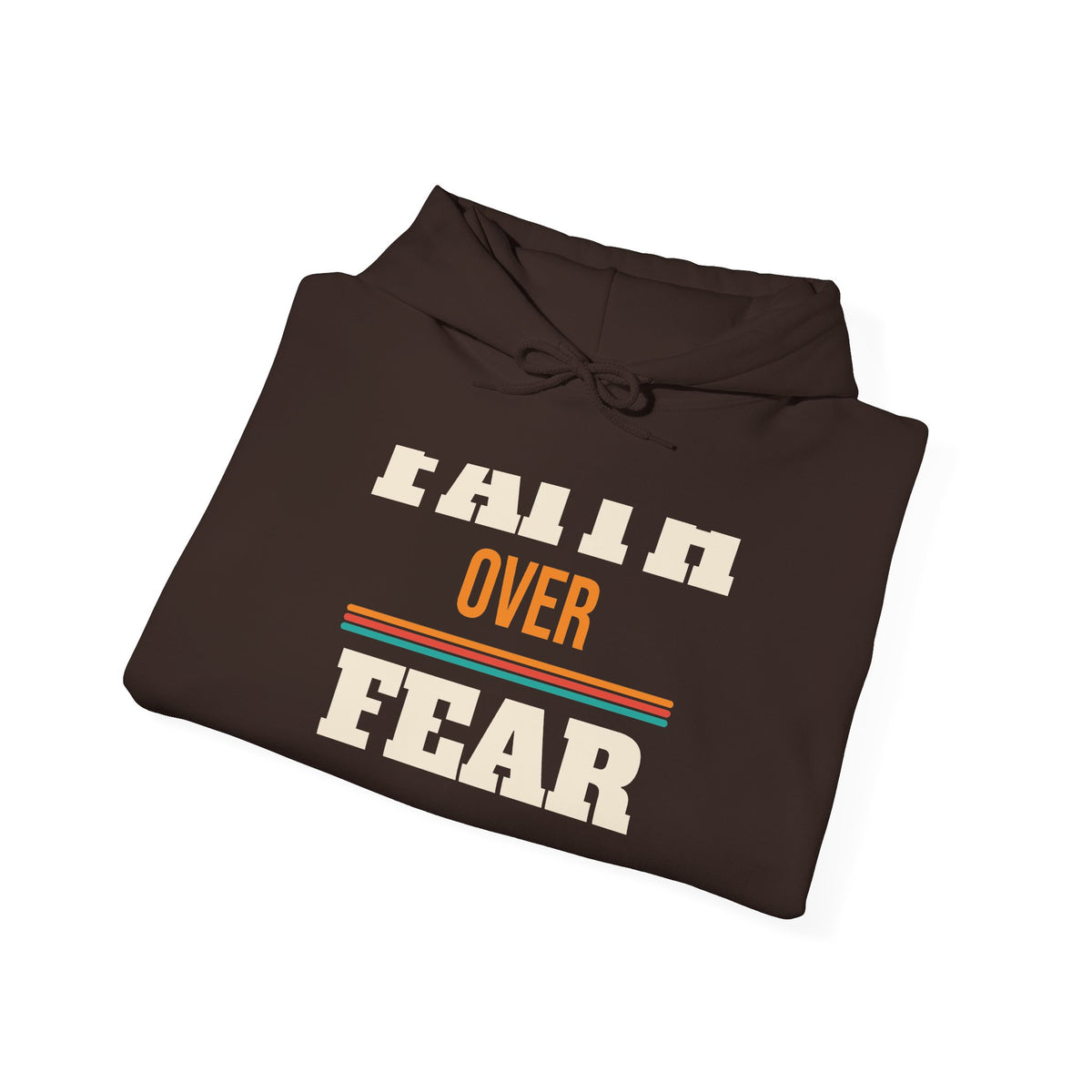 Christian Faith Over Fear Hoodie, Religious Gift for Women and Men, Church, Easter and Christmas Gift