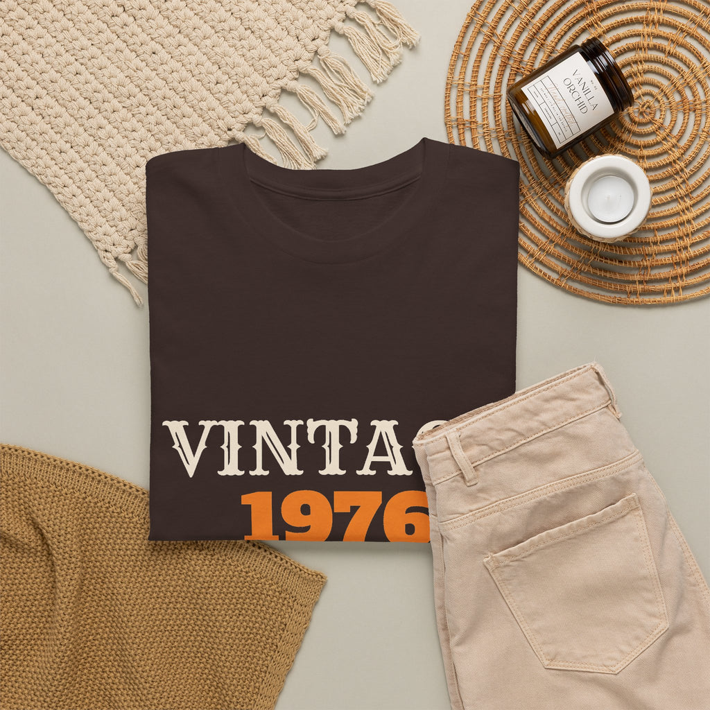50th Birthday Vintage 1976 T-Shirt, 50 Year Old Birthday Gift for Men and Women, 50th Birthday Party Gift