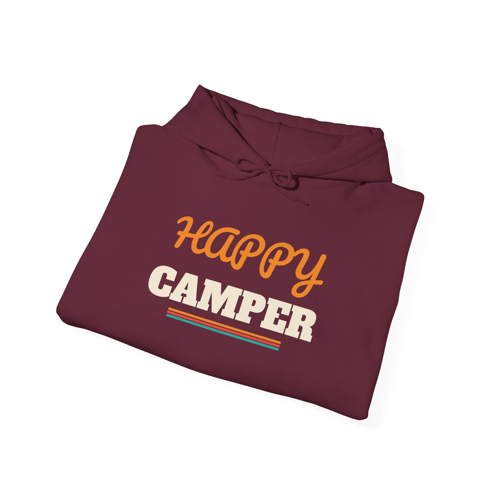 Happy Camper Hoodie, Camping Gift for Women and Men, Camping Trips, Birthday and Christmas Gift