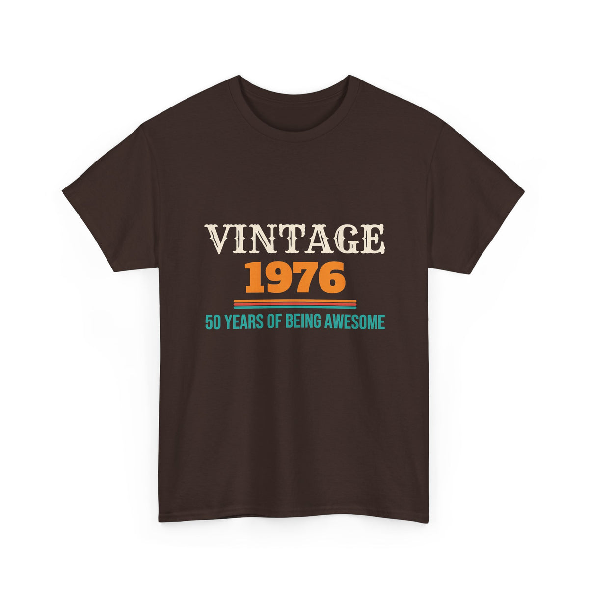 50th Birthday Vintage 1976 T-Shirt, 50 Year Old Birthday Gift for Men and Women, 50th Birthday Party Gift