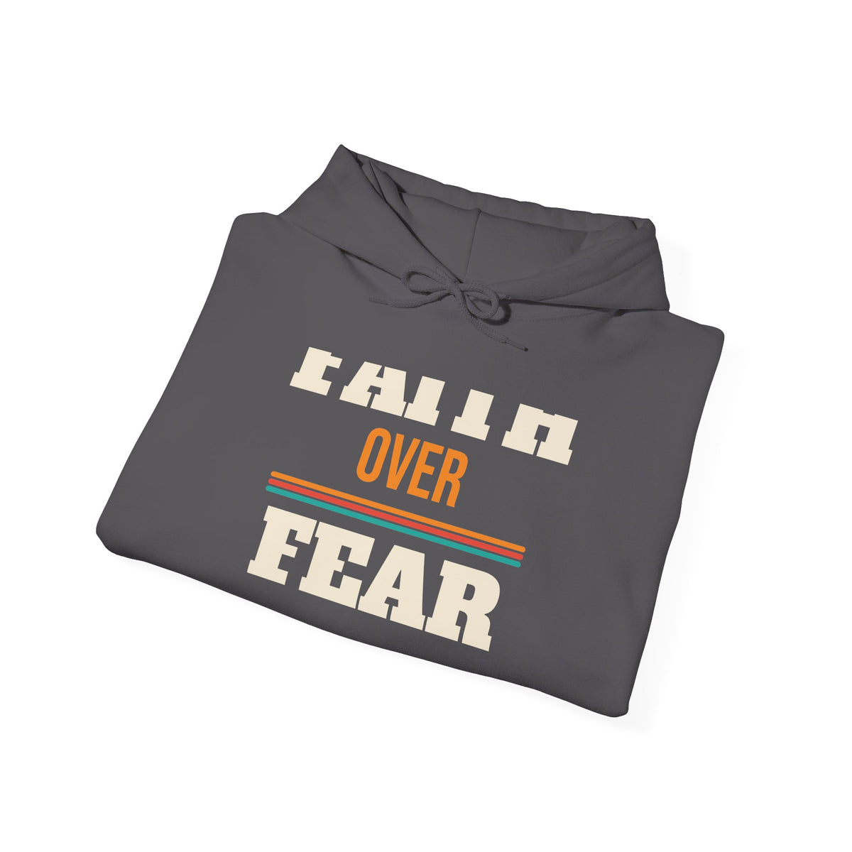 Christian Faith Over Fear Hoodie, Religious Gift for Women and Men, Church, Easter and Christmas Gift
