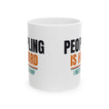 Funny Introvert Coffee Mug, Sarcastic Gift for Introverts, Birthday and Christmas Gift