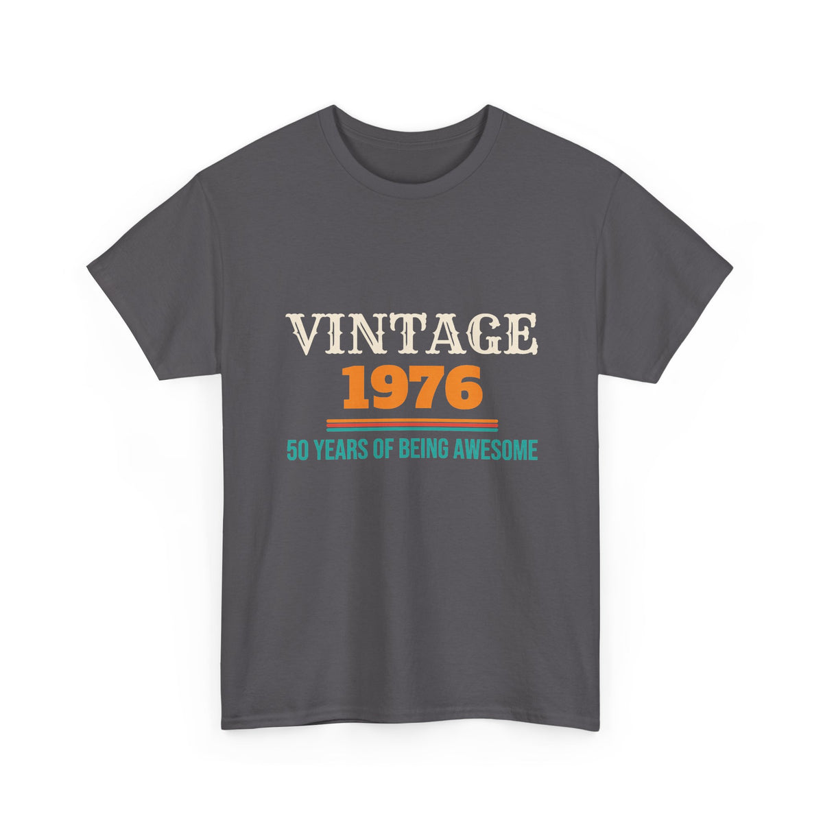 50th Birthday Vintage 1976 T-Shirt, 50 Year Old Birthday Gift for Men and Women, 50th Birthday Party Gift