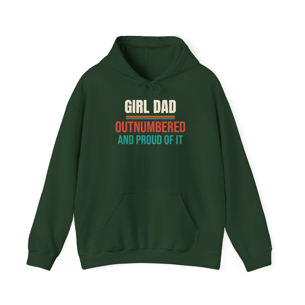 Girl Dad Hoodie, Gift for Dad of Daughters, Father's Day and Christmas Gift