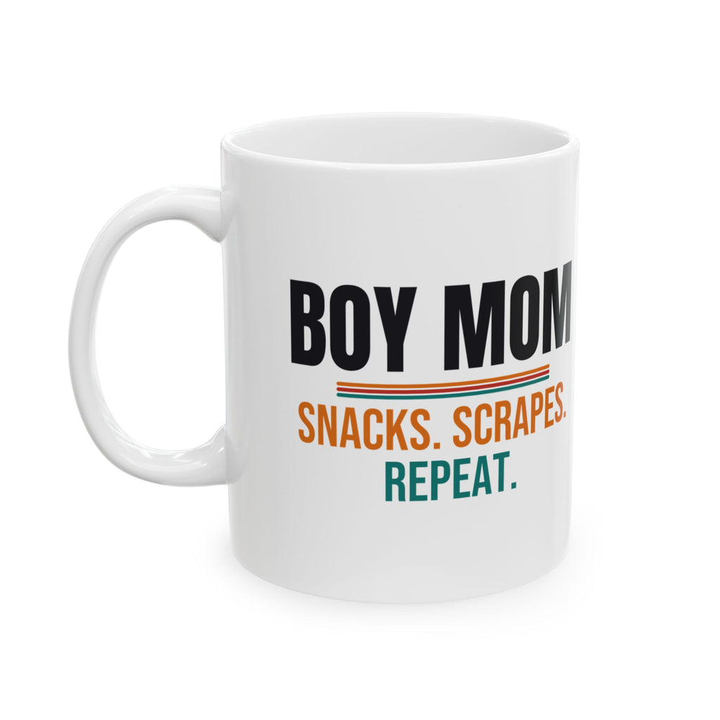 Boy Mom Coffee Mug, Mom of Boys Gift, Mother's Day and Christmas Gift