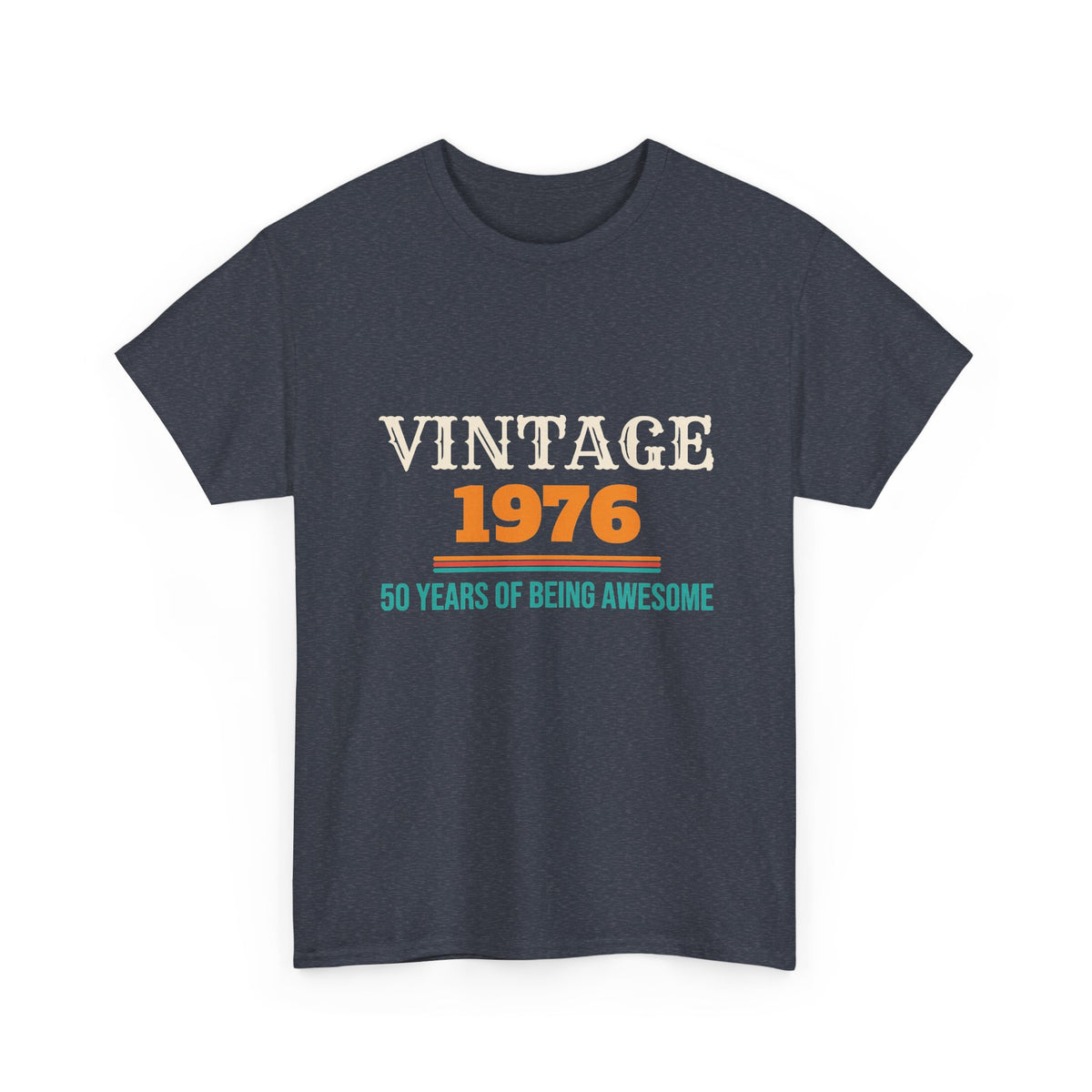 50th Birthday Vintage 1976 T-Shirt, 50 Year Old Birthday Gift for Men and Women, 50th Birthday Party Gift