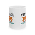 50th Birthday Vintage 1976 Coffee Mug, 50 Year Old Birthday Gift for Men and Women, 50th Birthday Party Gift