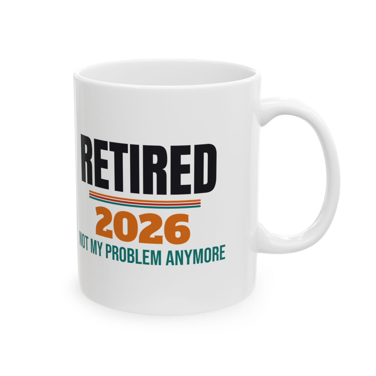 Funny Retirement 2026 Coffee Mug, Retirement Gift for Men and Women, Retirement Party Gift