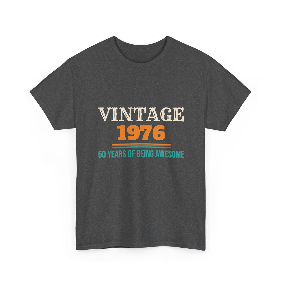 50th Birthday Vintage 1976 T-Shirt, 50 Year Old Birthday Gift for Men and Women, 50th Birthday Party Gift