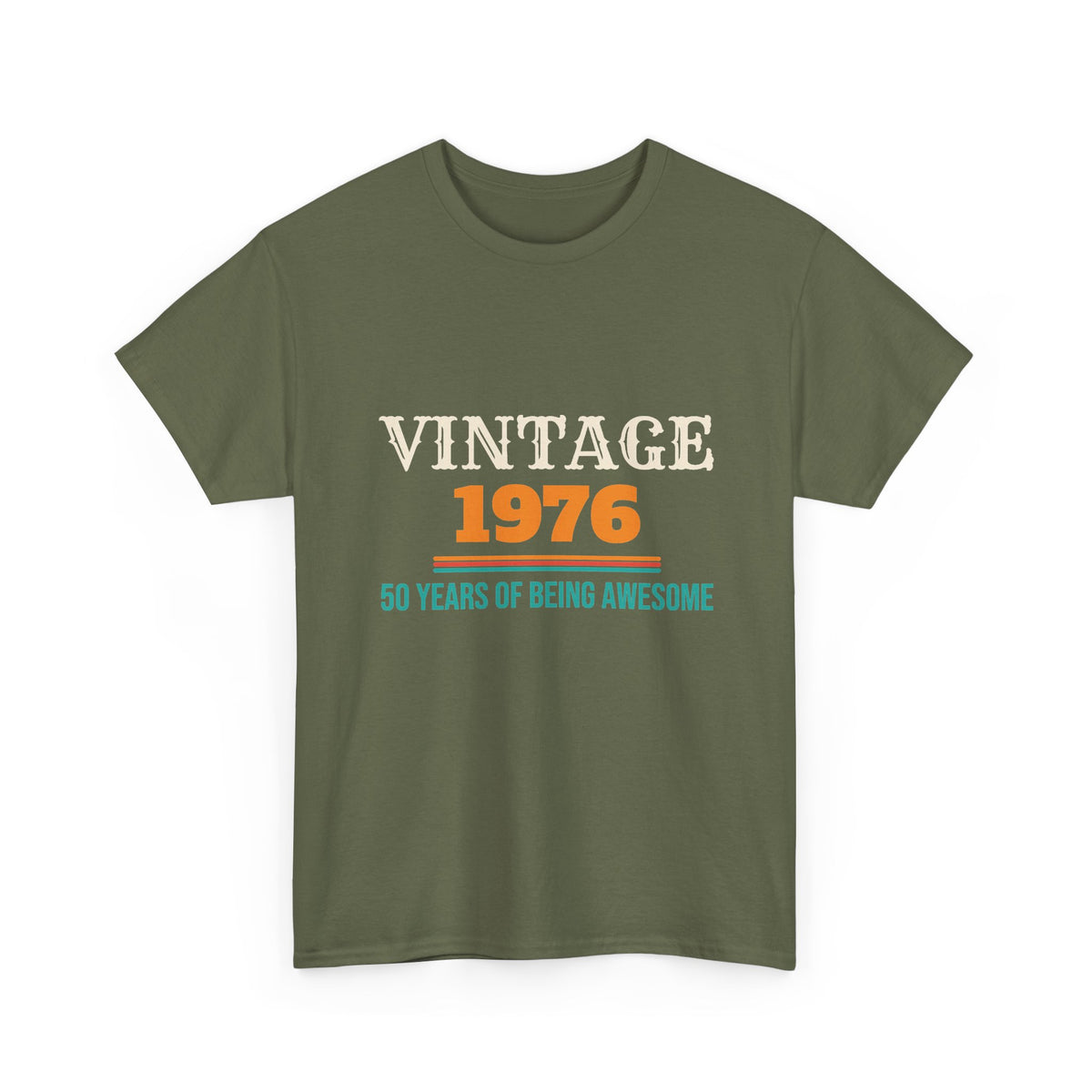 50th Birthday Vintage 1976 T-Shirt, 50 Year Old Birthday Gift for Men and Women, 50th Birthday Party Gift
