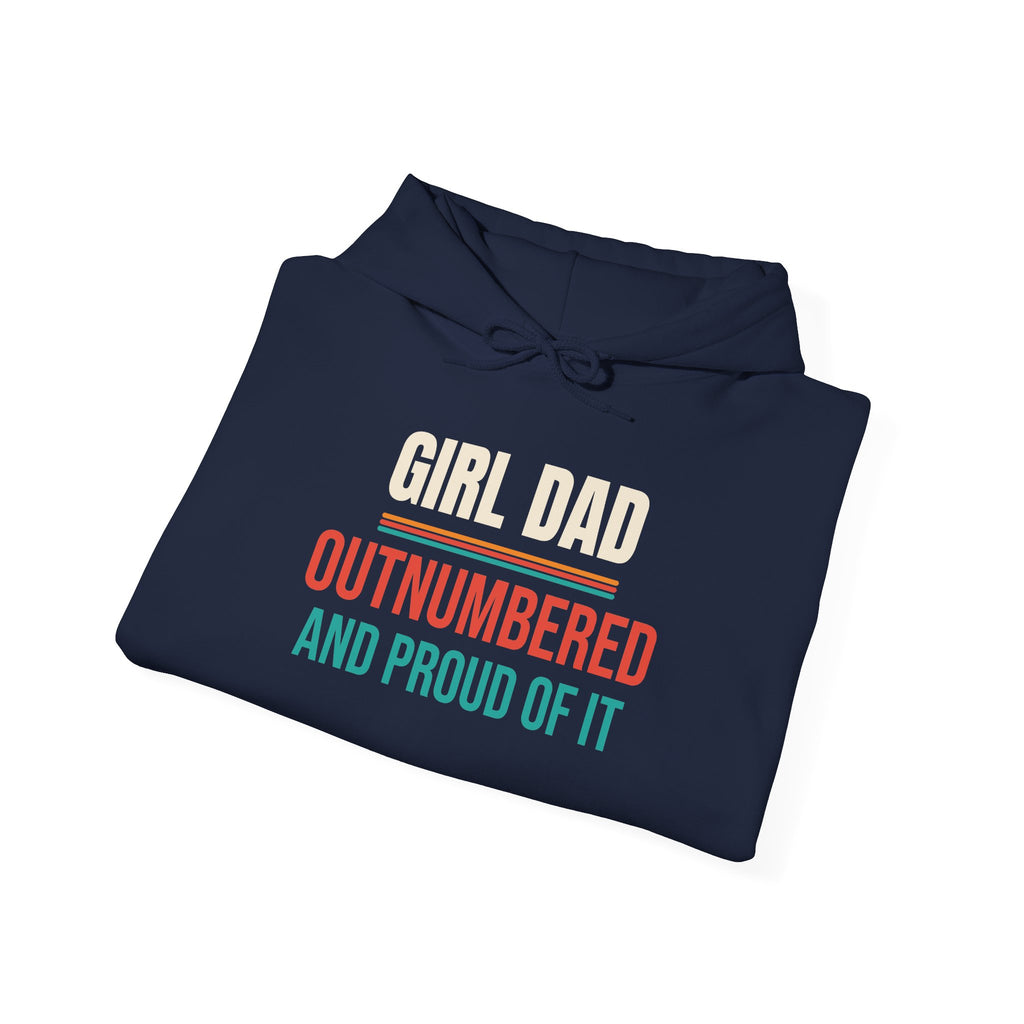 Girl Dad Hoodie, Gift for Dad of Daughters, Father's Day and Christmas Gift