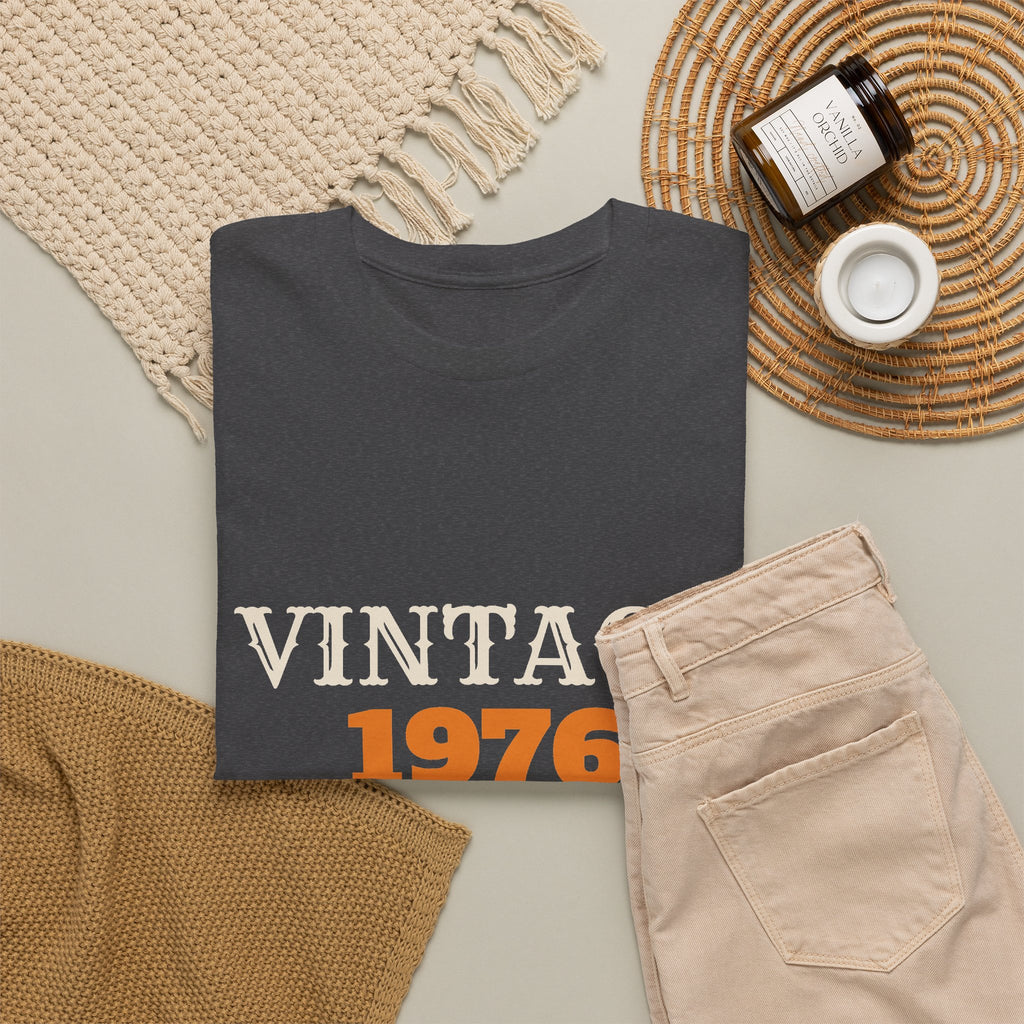 50th Birthday Vintage 1976 T-Shirt, 50 Year Old Birthday Gift for Men and Women, 50th Birthday Party Gift