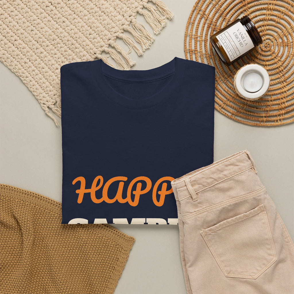 Happy Camper T-Shirt, Camping Gift for Women and Men, Camping Trips, Birthday and Christmas Gift