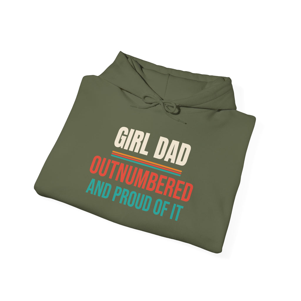 Girl Dad Hoodie, Gift for Dad of Daughters, Father's Day and Christmas Gift
