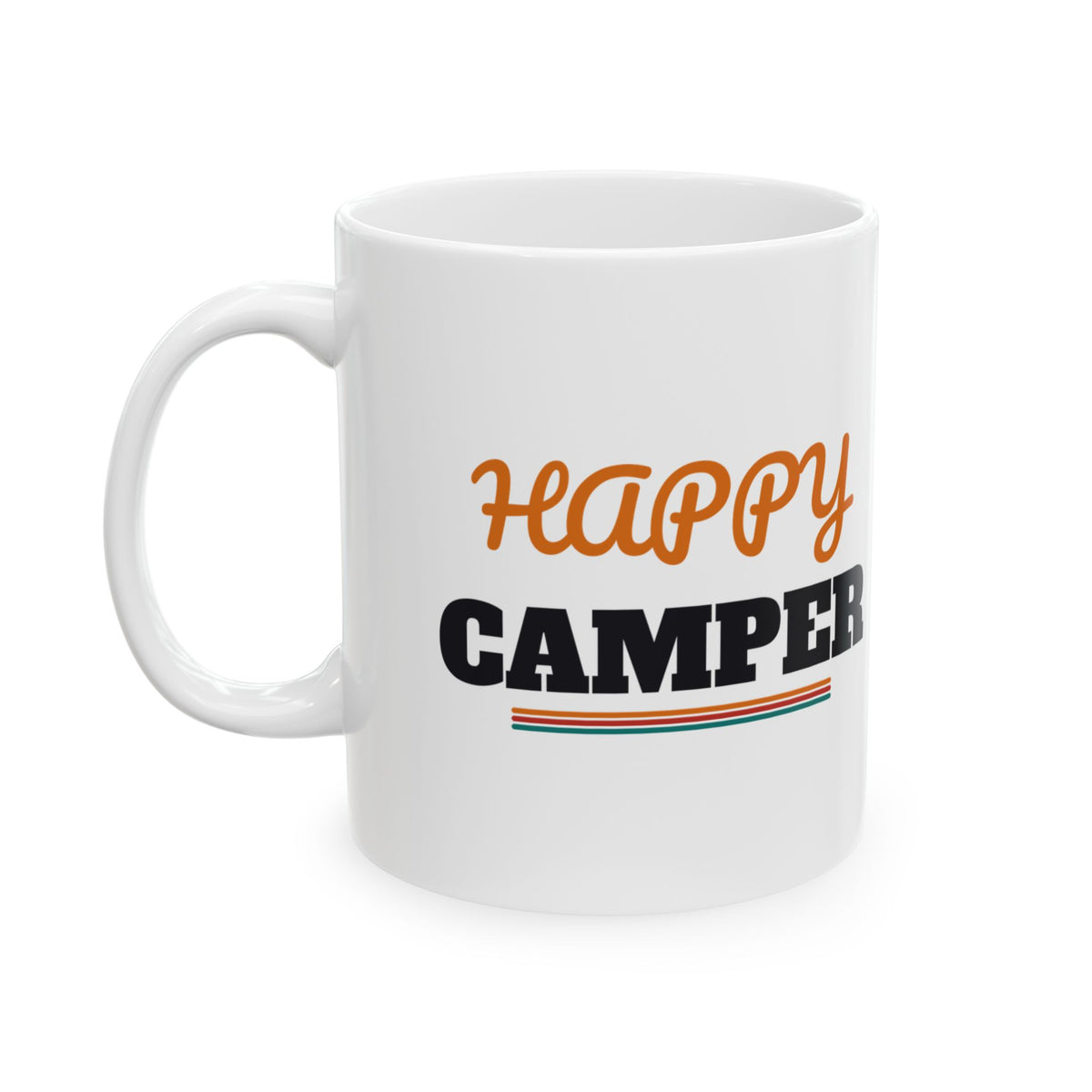 Happy Camper Coffee Mug, Camping Gift for Women and Men, Camping Trips, Birthday and Christmas Gift