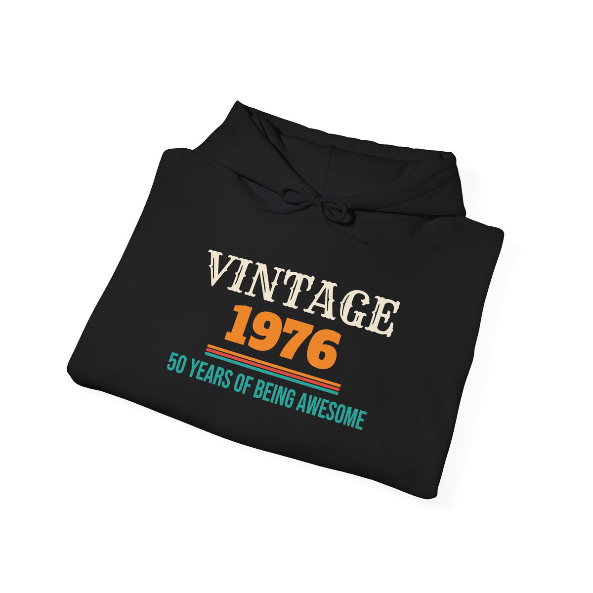50th Birthday Vintage 1976 Hoodie, 50 Year Old Birthday Gift for Men and Women, 50th Birthday Party Gift