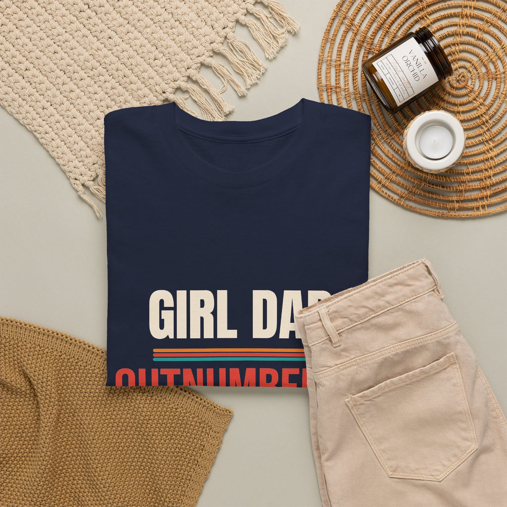 Girl Dad T-Shirt, Gift for Dad of Daughters, Father's Day and Christmas Gift