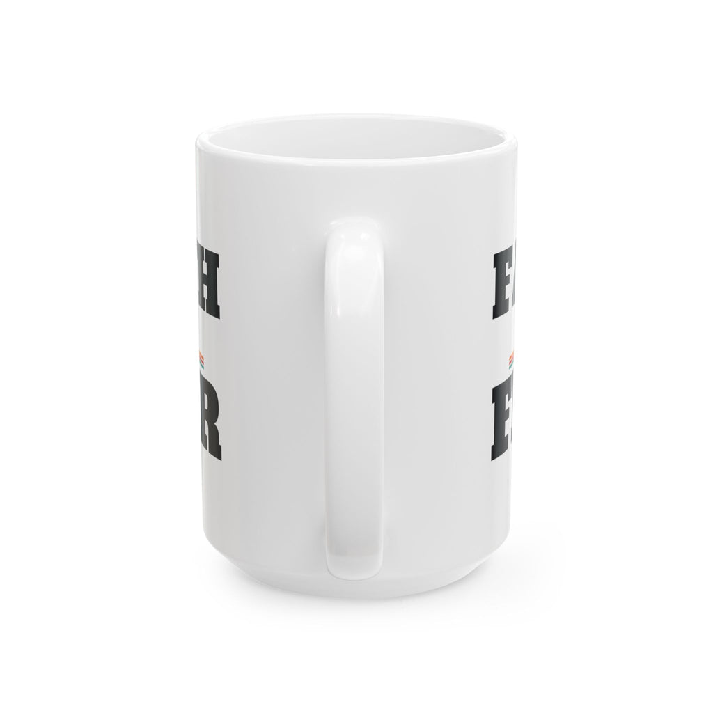 Christian Faith Over Fear Coffee Mug, Religious Gift for Women and Men, Church, Easter and Christmas Gift