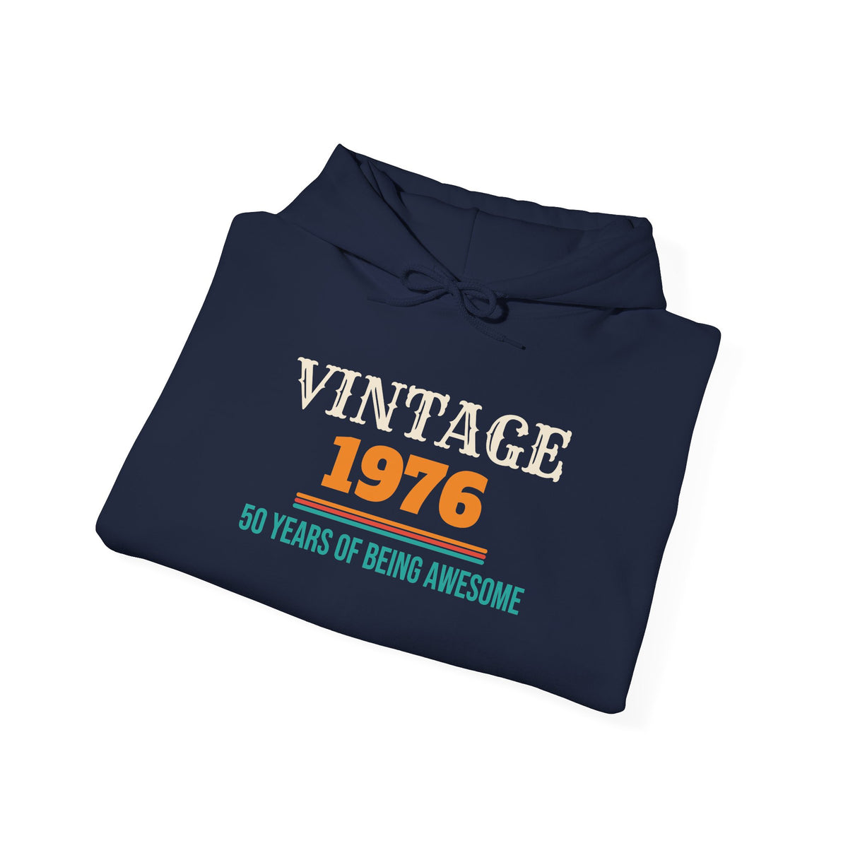 50th Birthday Vintage 1976 Hoodie, 50 Year Old Birthday Gift for Men and Women, 50th Birthday Party Gift