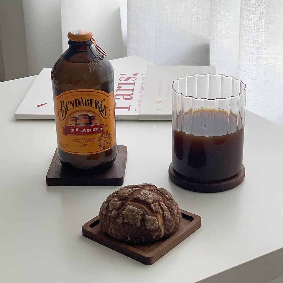 Japanese Walnut Wooden Coaster