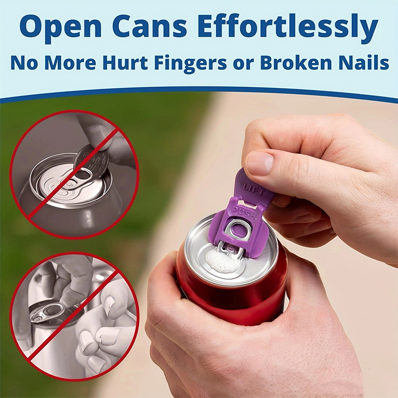 Plastic Cola Can and Bottle Opener – Simple, Small, and Easy to Use view 12
