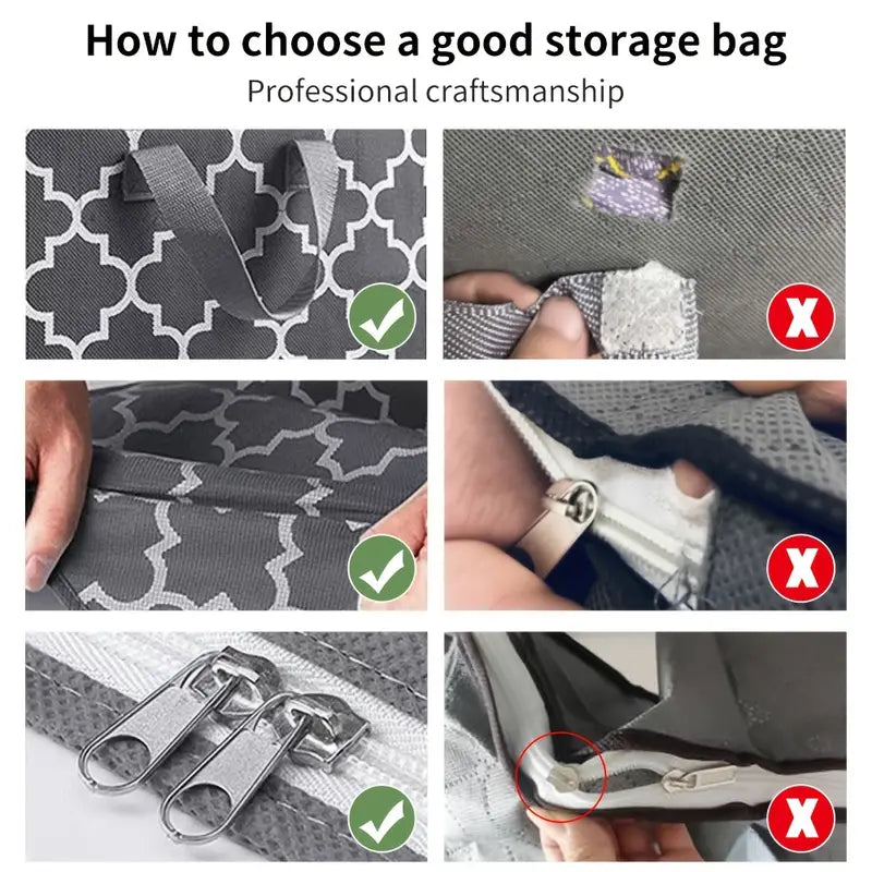 Non-woven Quilt Storage Bag for Home Organization view 3