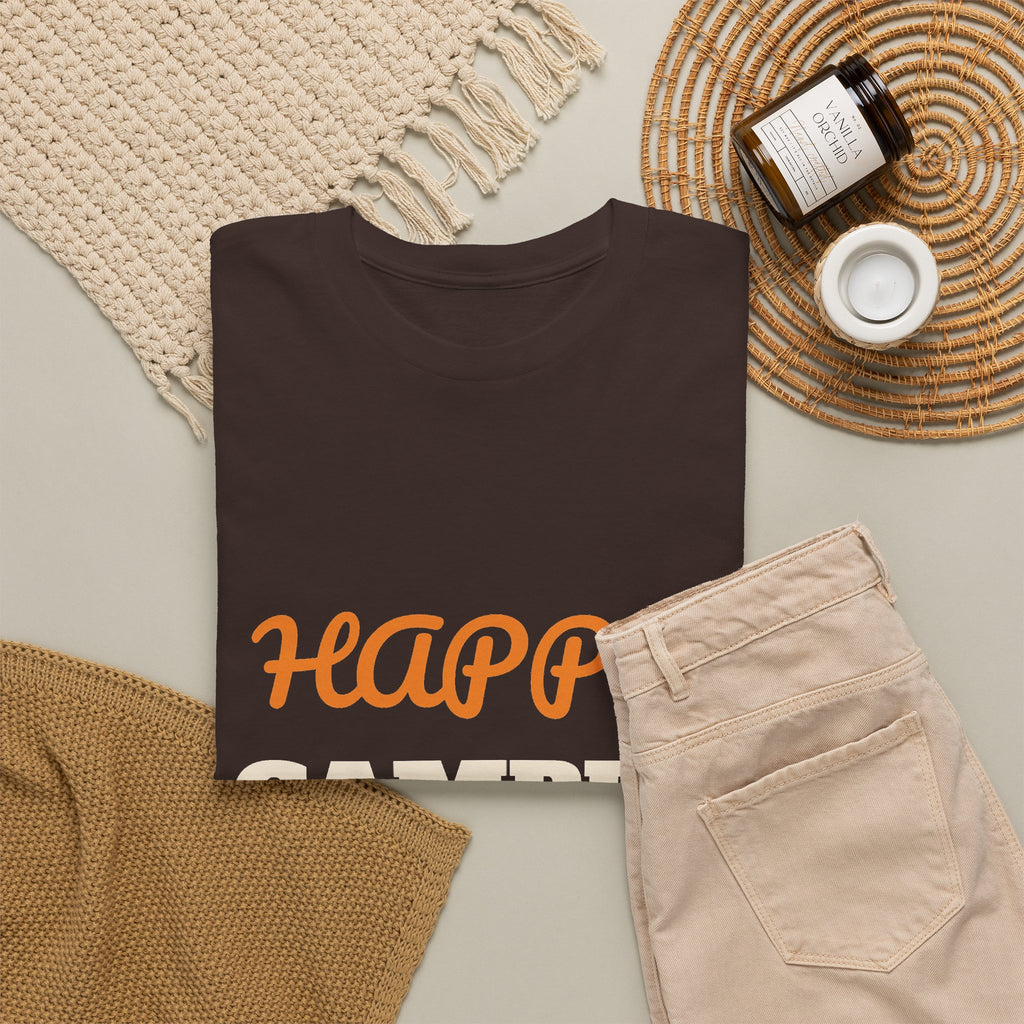 Happy Camper T-Shirt, Camping Gift for Women and Men, Camping Trips, Birthday and Christmas Gift
