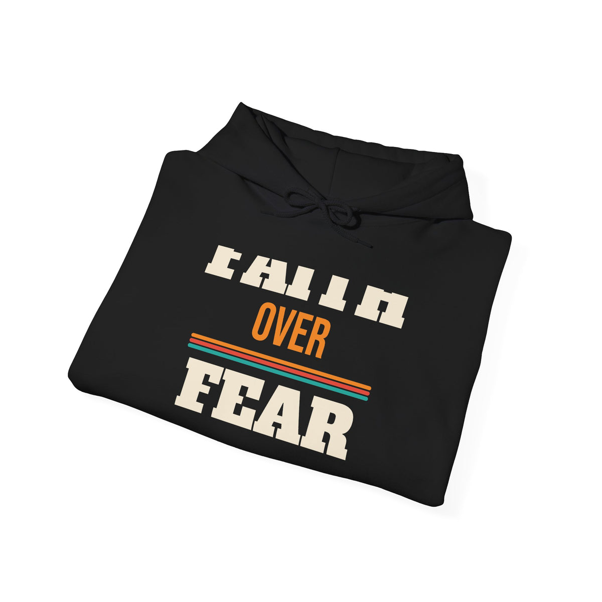Christian Faith Over Fear Hoodie, Religious Gift for Women and Men, Church, Easter and Christmas Gift