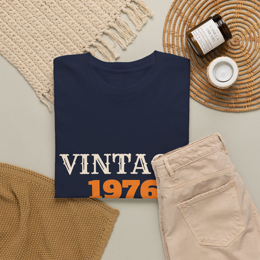 50th Birthday Vintage 1976 T-Shirt, 50 Year Old Birthday Gift for Men and Women, 50th Birthday Party Gift