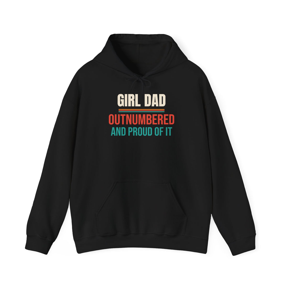 Girl Dad Hoodie, Gift for Dad of Daughters, Father's Day and Christmas Gift