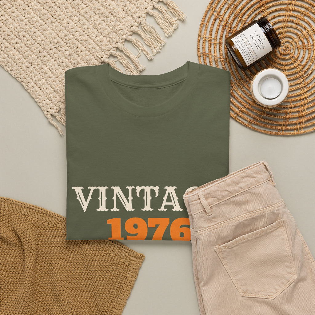 50th Birthday Vintage 1976 T-Shirt, 50 Year Old Birthday Gift for Men and Women, 50th Birthday Party Gift