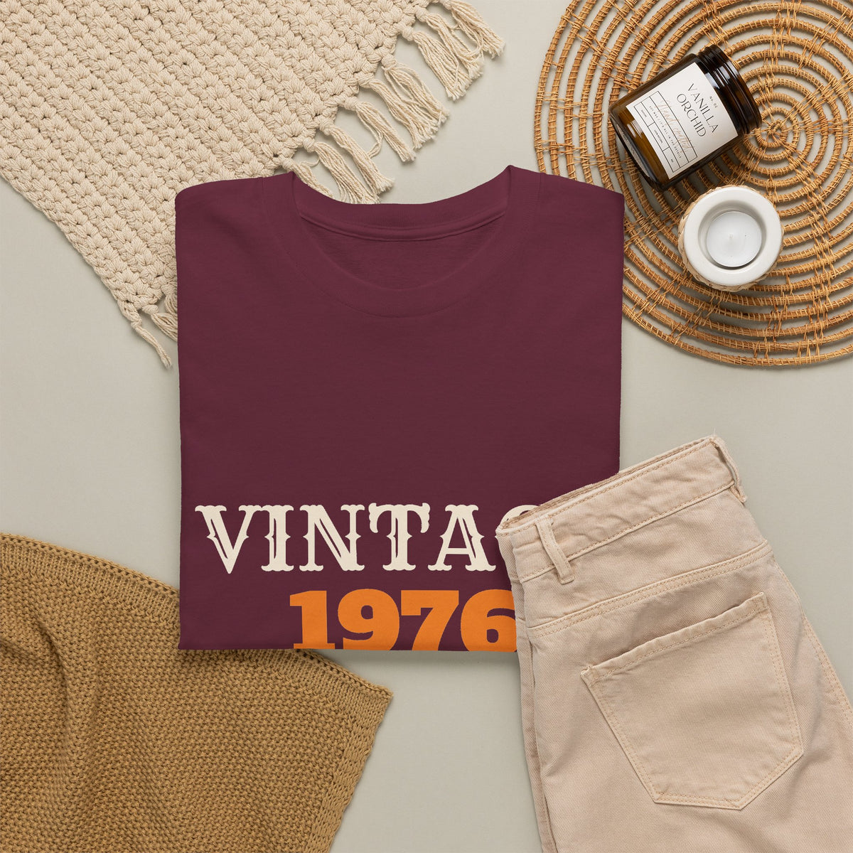 50th Birthday Vintage 1976 T-Shirt, 50 Year Old Birthday Gift for Men and Women, 50th Birthday Party Gift