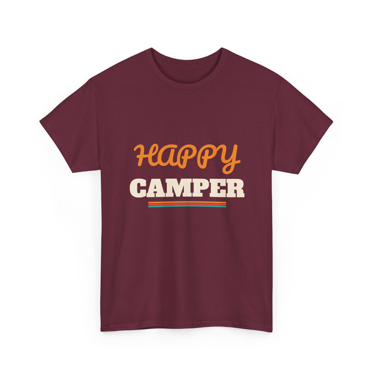 Happy Camper T-Shirt, Camping Gift for Women and Men, Camping Trips, Birthday and Christmas Gift