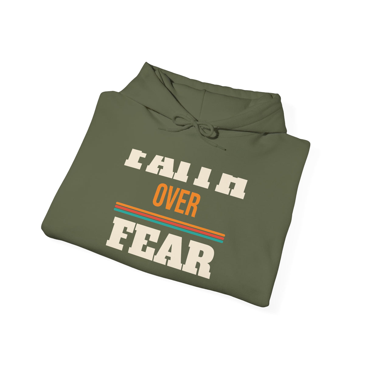 Christian Faith Over Fear Hoodie, Religious Gift for Women and Men, Church, Easter and Christmas Gift