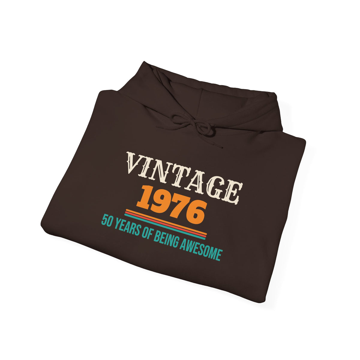 50th Birthday Vintage 1976 Hoodie, 50 Year Old Birthday Gift for Men and Women, 50th Birthday Party Gift