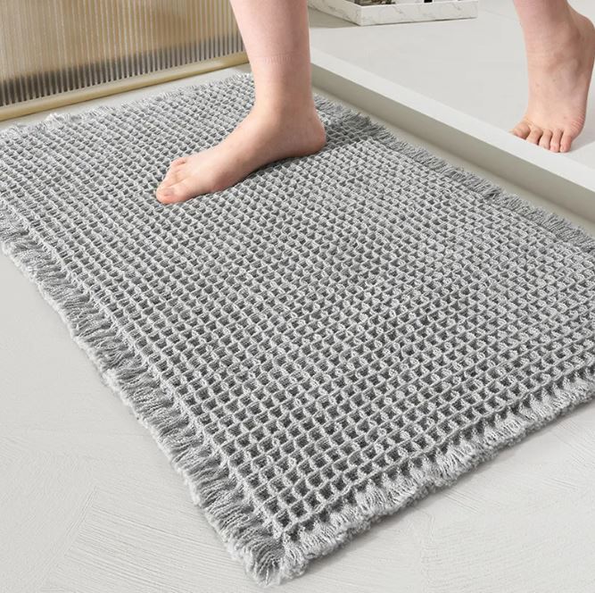 Waffle Absorbent Bath Mat
