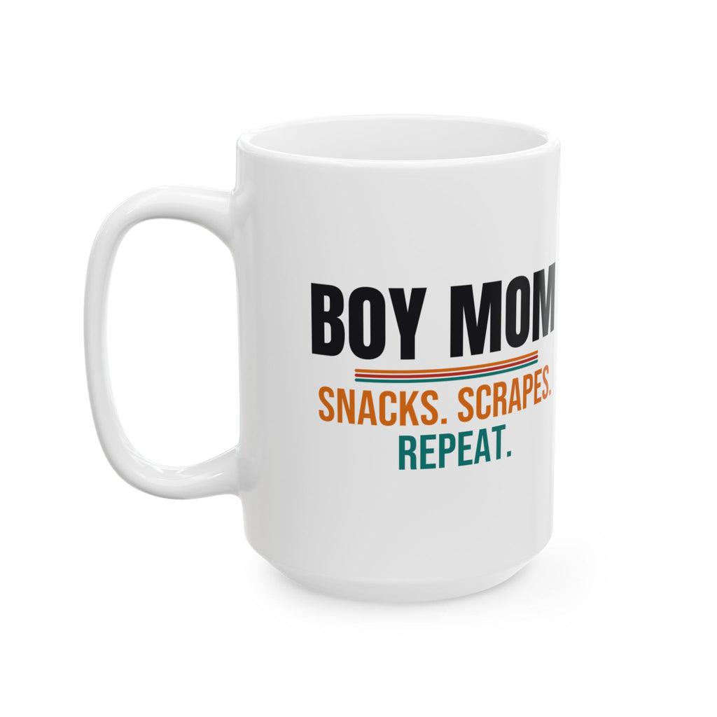 Boy Mom Coffee Mug, Mom of Boys Gift, Mother's Day and Christmas Gift