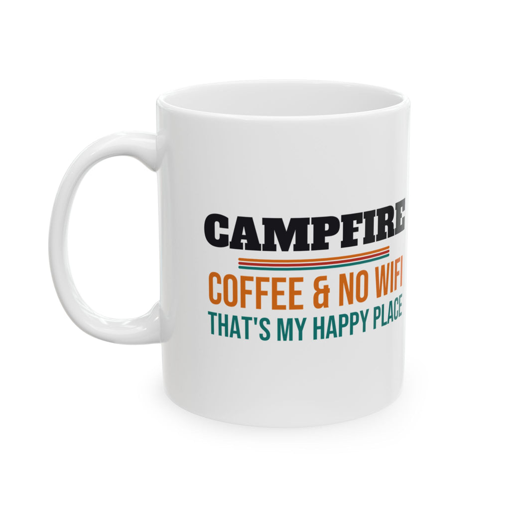Funny Camping Coffee Mug, Camper Gift for Men and Women, Camping Trips, Birthday and Christmas Gift