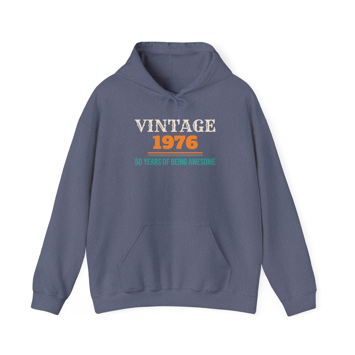 50th Birthday Vintage 1976 Hoodie, 50 Year Old Birthday Gift for Men and Women, 50th Birthday Party Gift