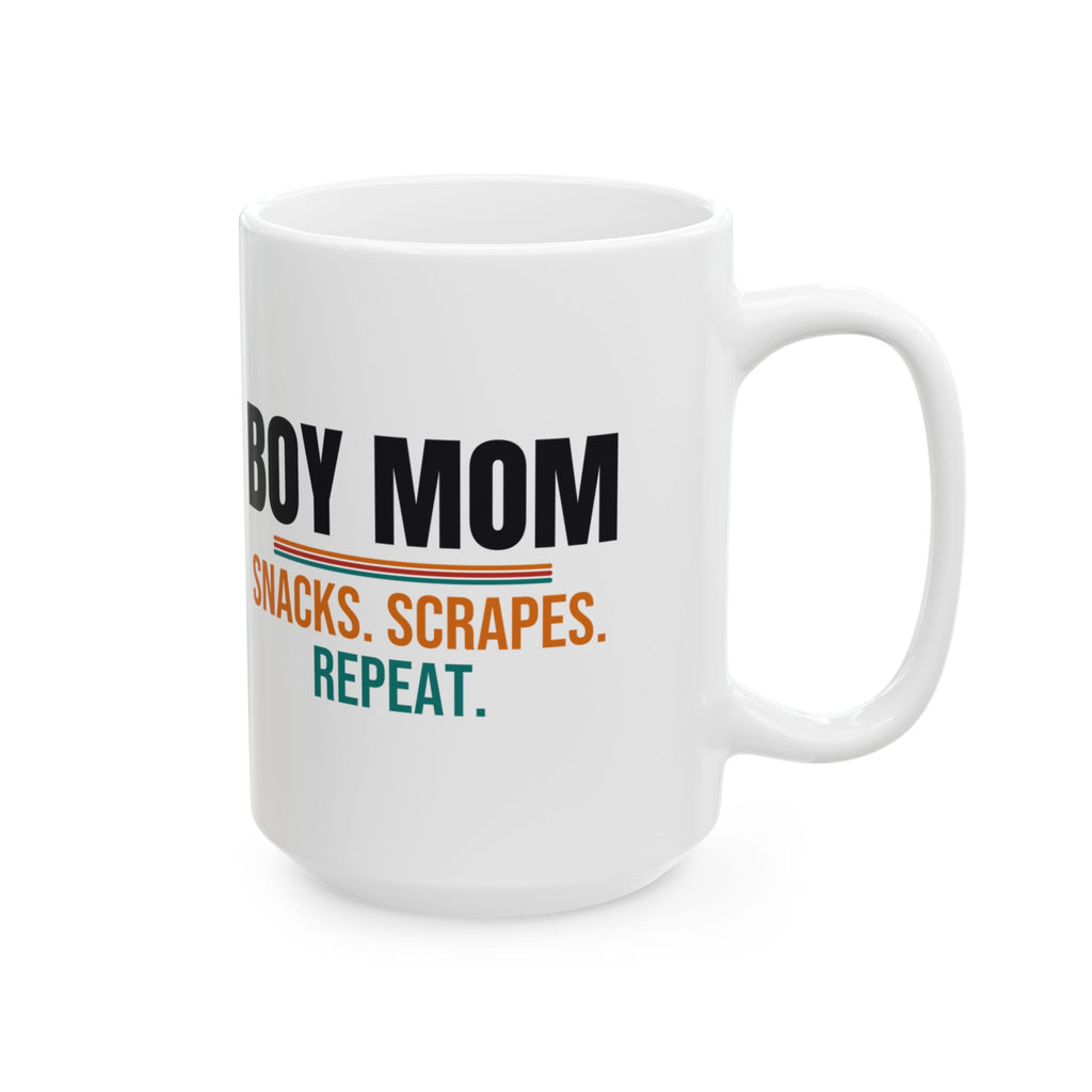 Boy Mom Coffee Mug, Mom of Boys Gift, Mother's Day and Christmas Gift