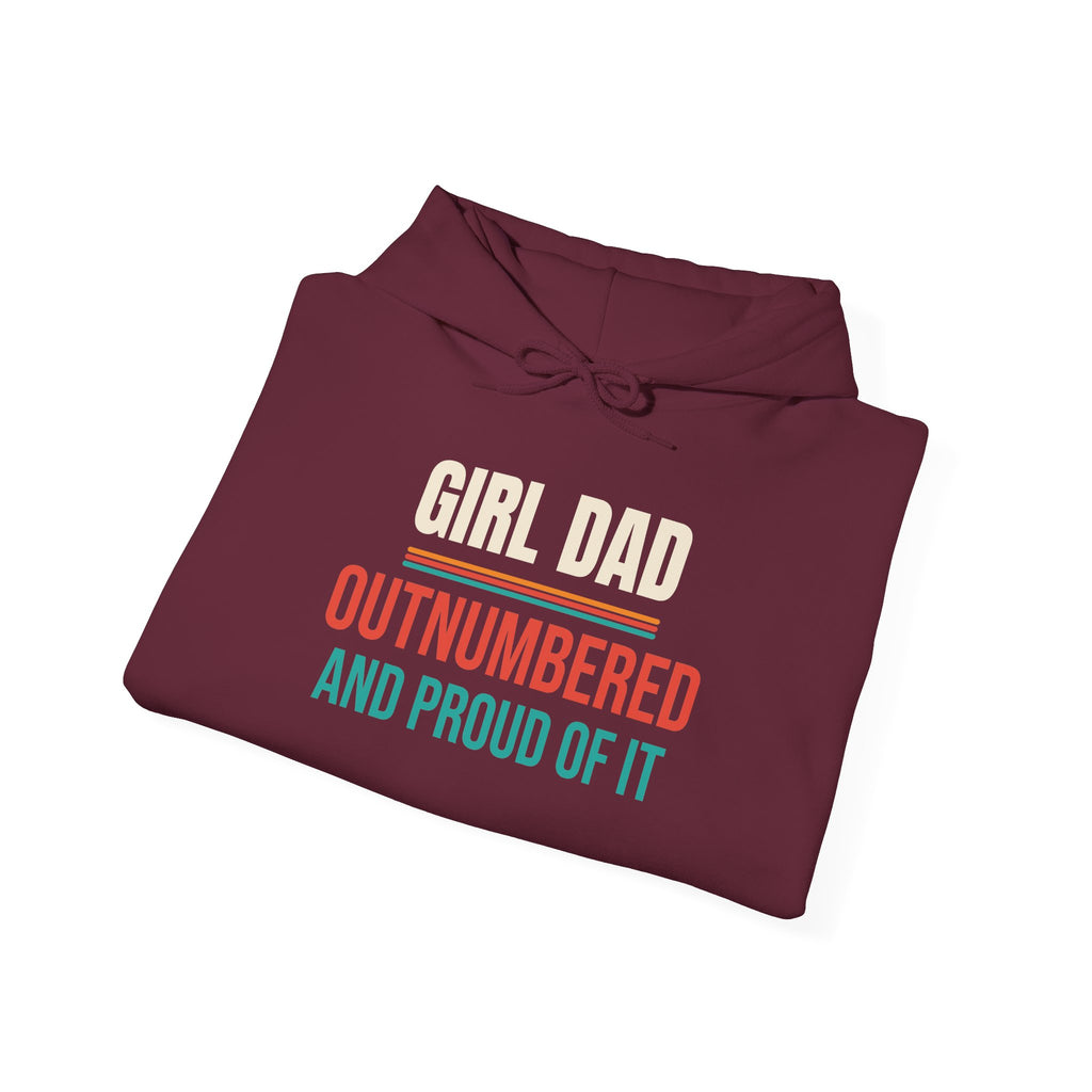 Girl Dad Hoodie, Gift for Dad of Daughters, Father's Day and Christmas Gift
