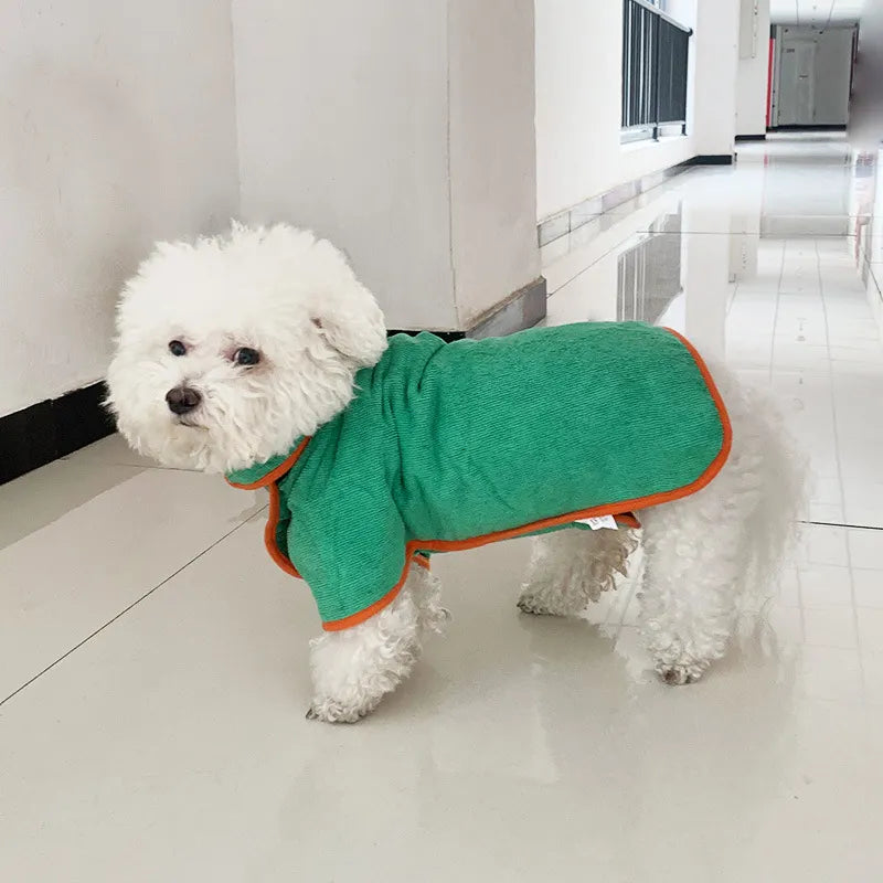 Fast-Drying Pet Bathrobe Towel