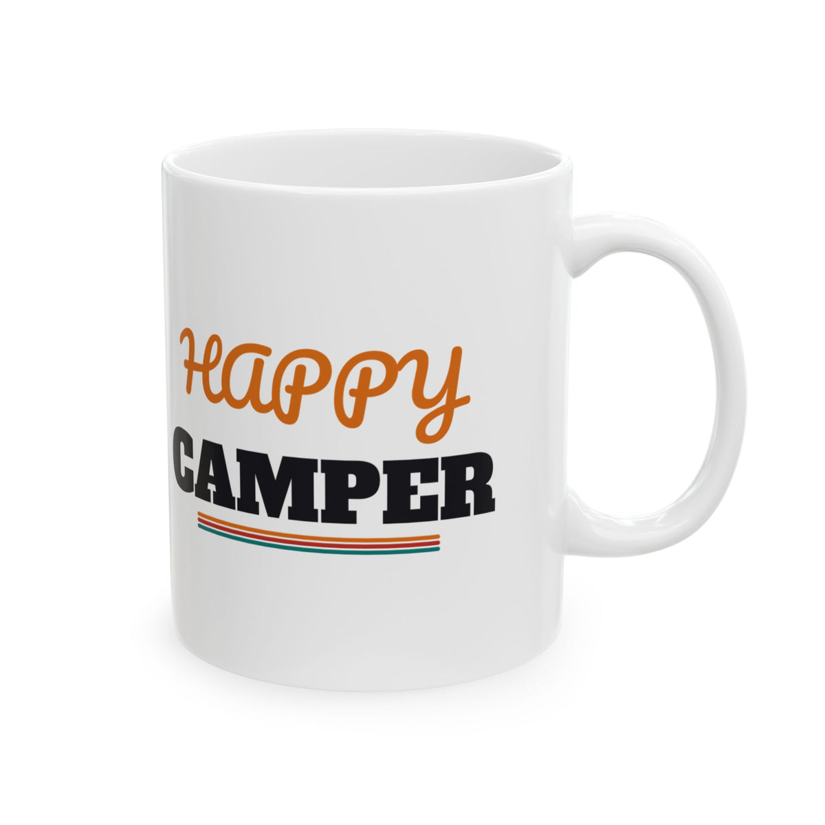 Happy Camper Coffee Mug, Camping Gift for Women and Men, Camping Trips, Birthday and Christmas Gift