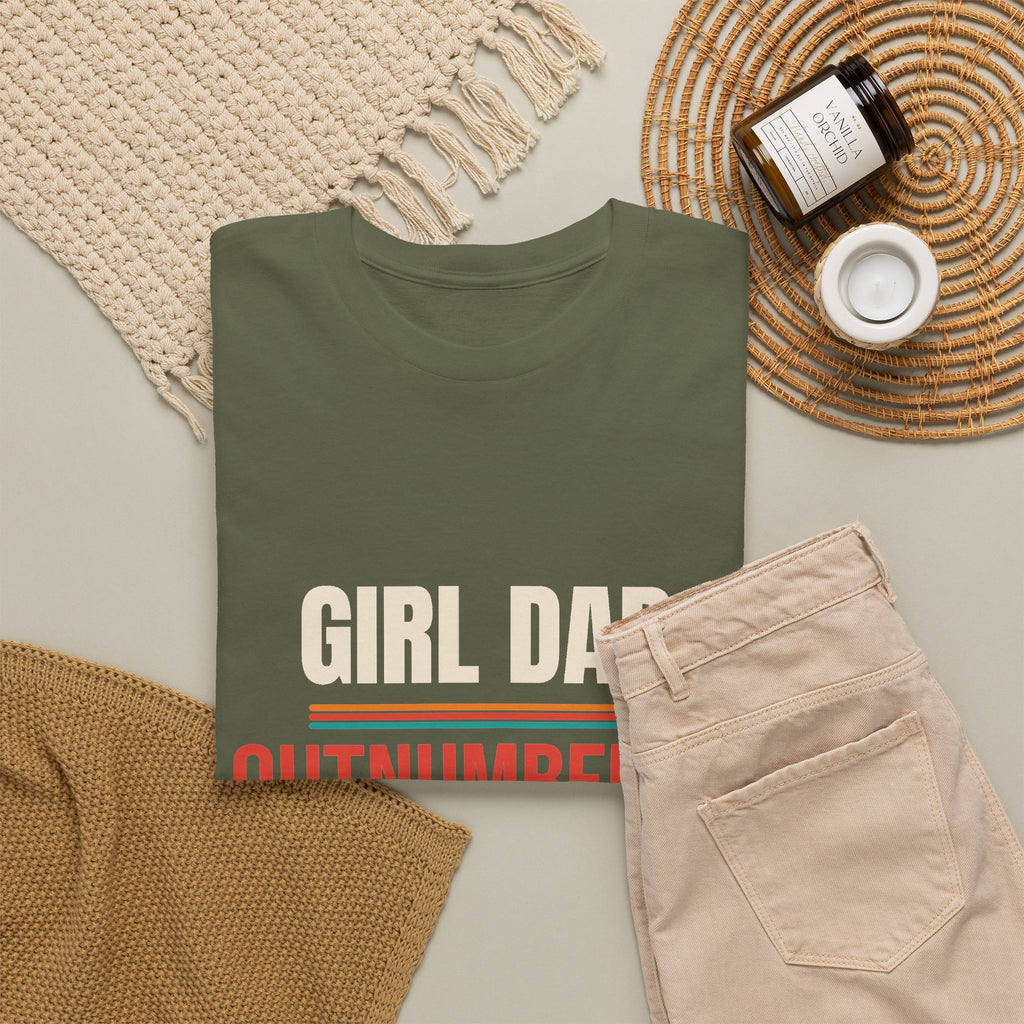 Girl Dad T-Shirt, Gift for Dad of Daughters, Father's Day and Christmas Gift
