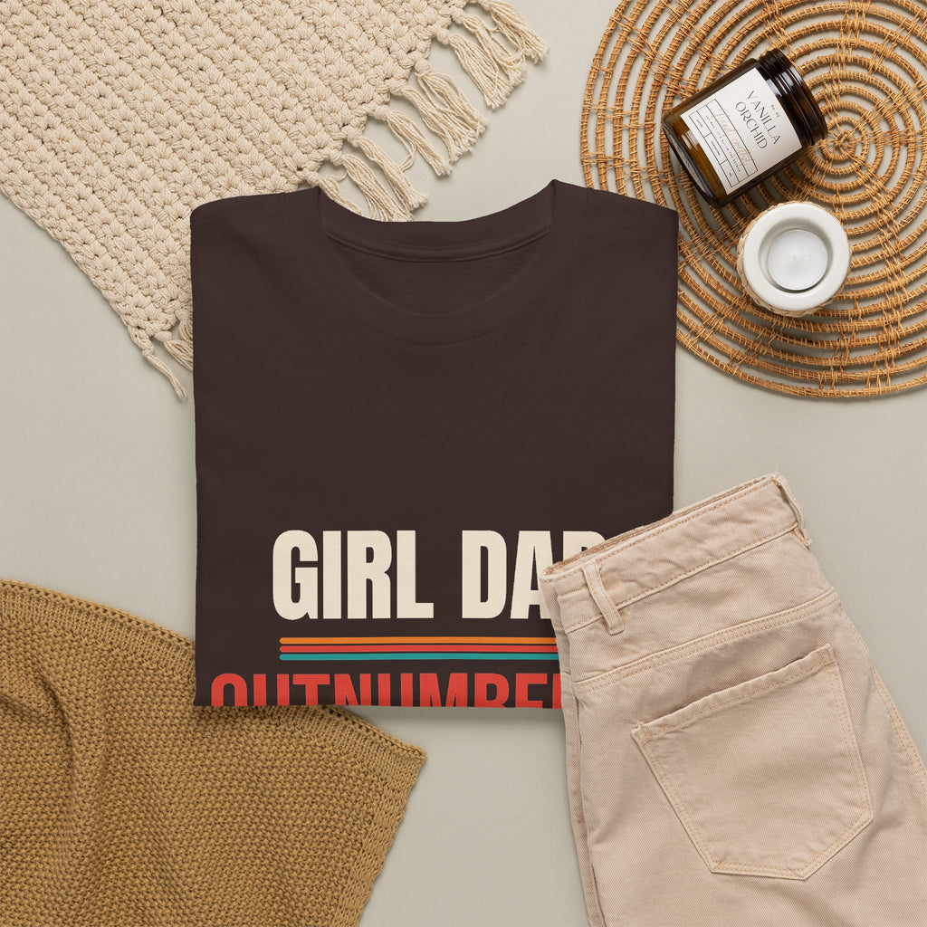 Girl Dad T-Shirt, Gift for Dad of Daughters, Father's Day and Christmas Gift