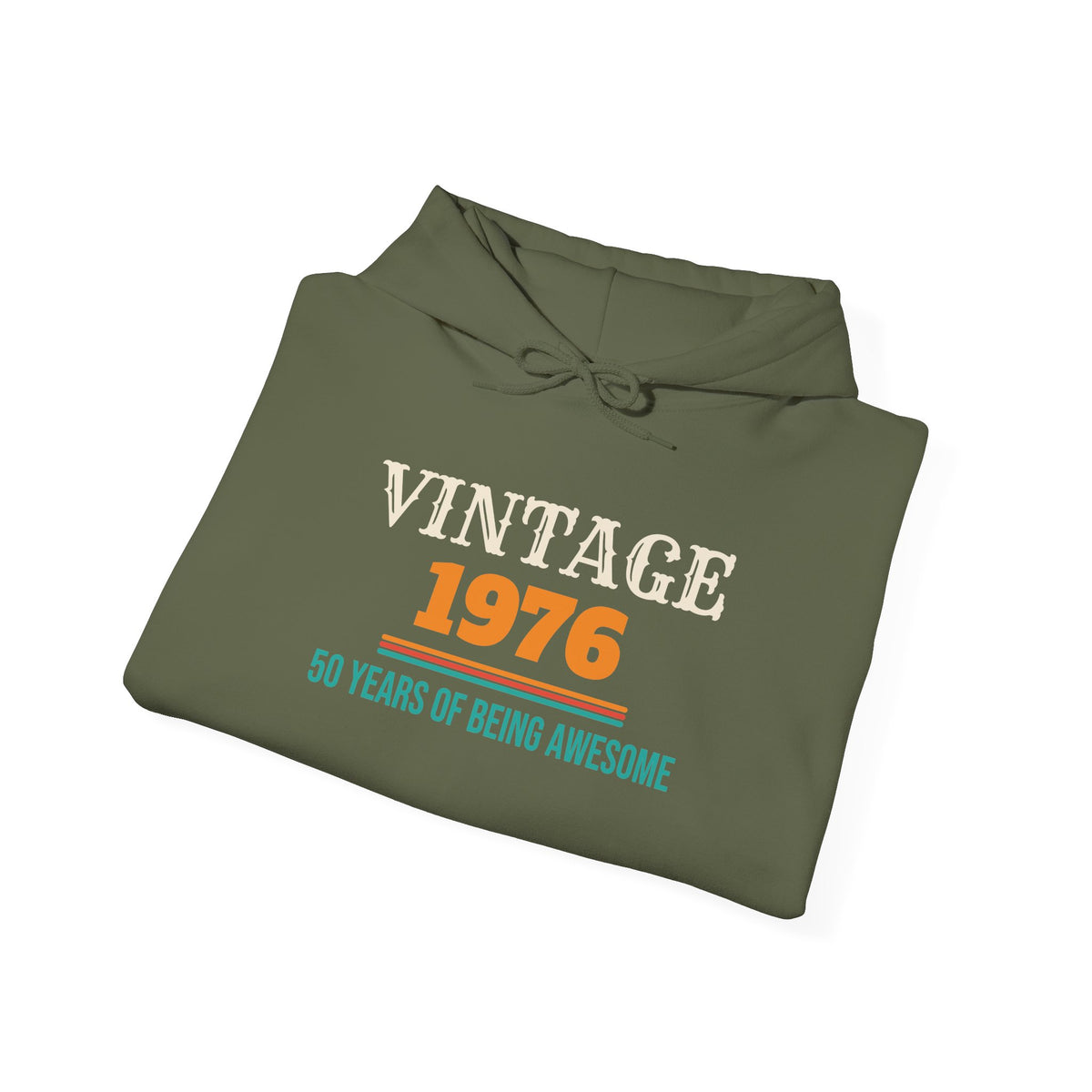 50th Birthday Vintage 1976 Hoodie, 50 Year Old Birthday Gift for Men and Women, 50th Birthday Party Gift