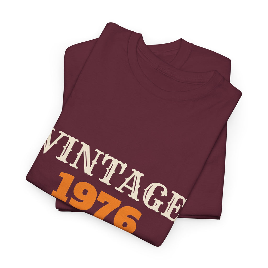 50th Birthday Vintage 1976 T-Shirt, 50 Year Old Birthday Gift for Men and Women, 50th Birthday Party Gift