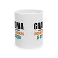Funny Grandma Coffee Mug, Grandma Gift from Grandkids, Mother's Day, Birthday and Christmas Gift